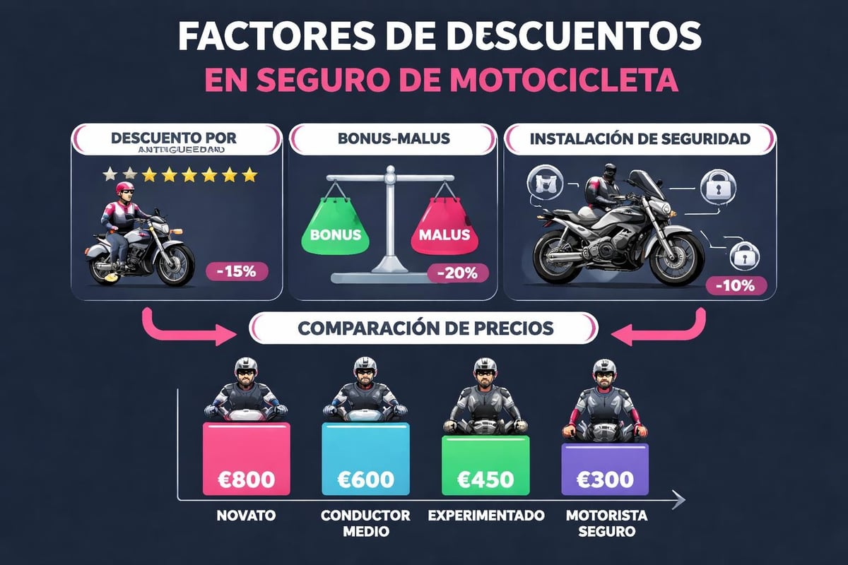 Los mejores seguros para motos en 2026 4 Estrategias de ahorro en seguros de moto