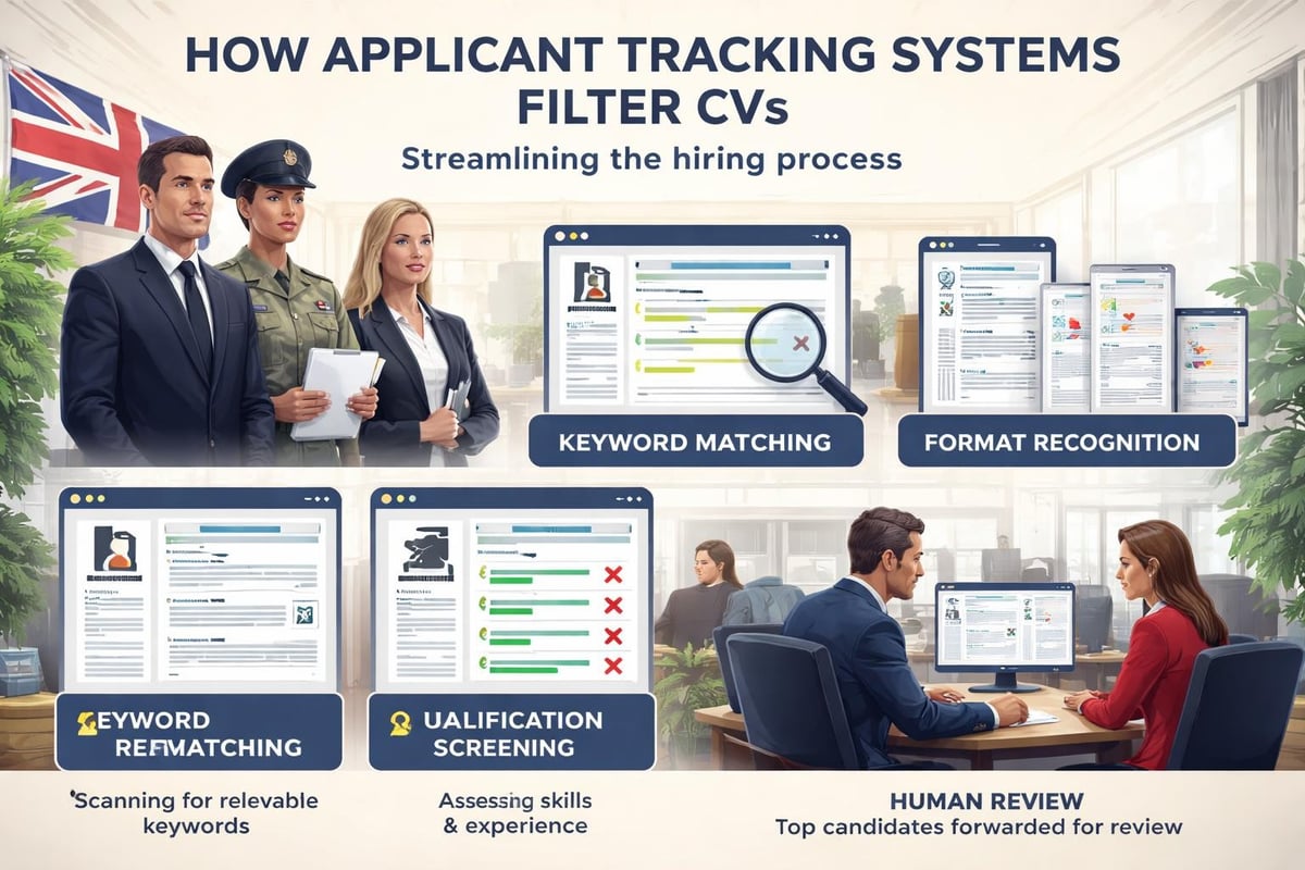CV Resume Writer: Expert Guide to Professional CVs 3 ATS filtering process