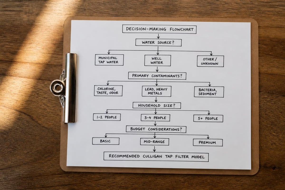 Water quality decision tree