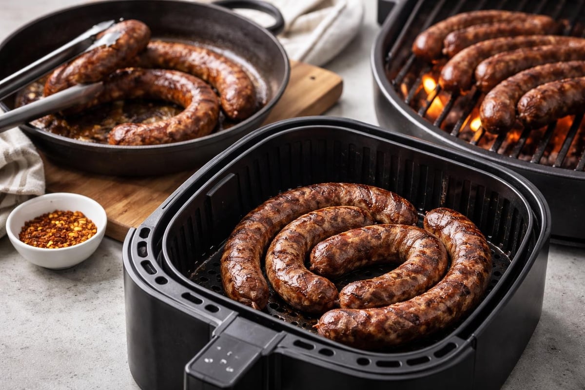 Air fryer cooking benefits for boerewors