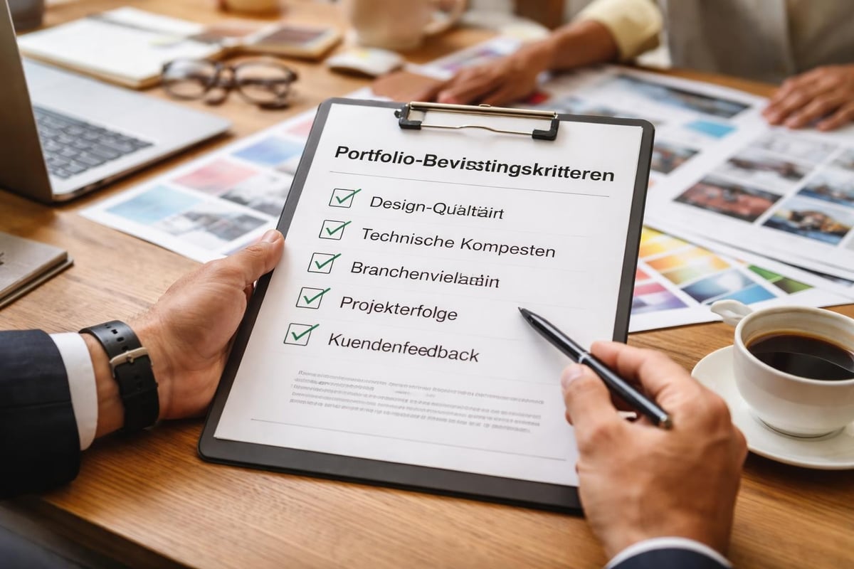 Webdesigner Portfolio Bewertung