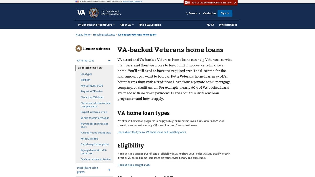 7 Best First Time Home Buyer Programs to Explore in 2026 - VA Home Loan Program