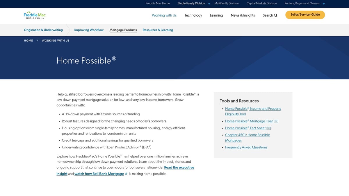 7 Best First Time Home Buyer Programs to Explore in 2026 - Freddie Mac Home Possible Mortgage