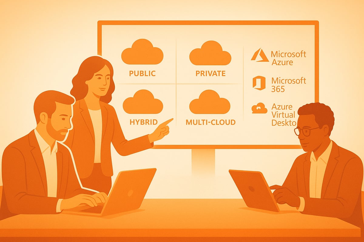 Cloud Lösung für Unternehmen Guide 2025: Ihr Wegweiser 2 Die wichtigsten Cloud-Modelle und Microsoft-basierte Lösungen im Überblick