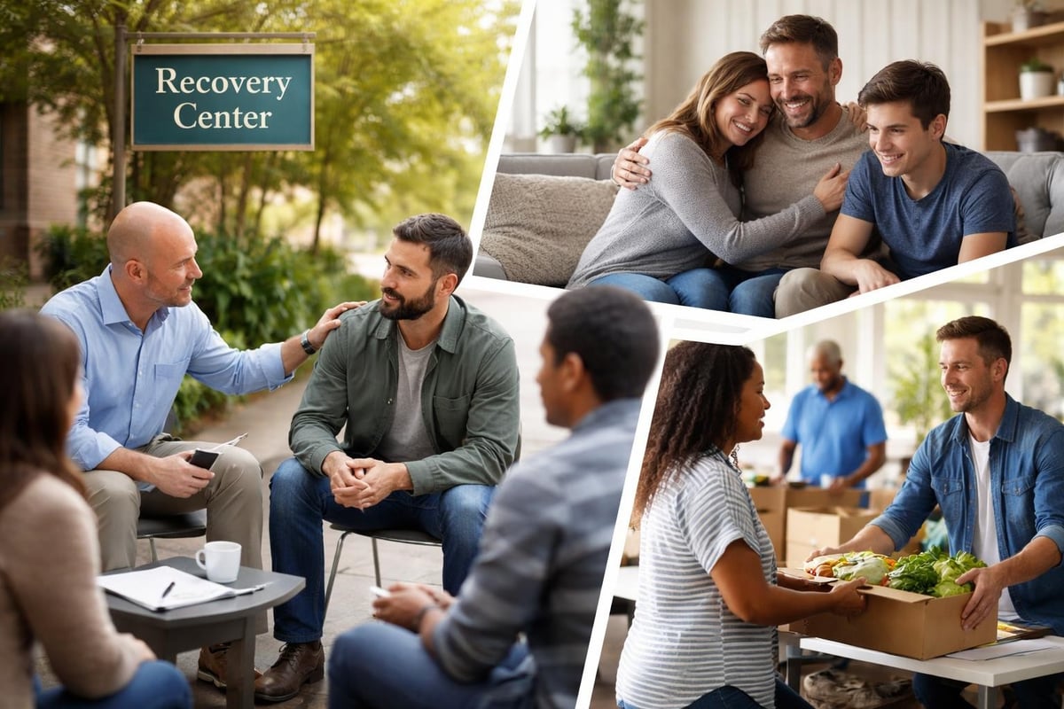 Support systems in alcohol recovery