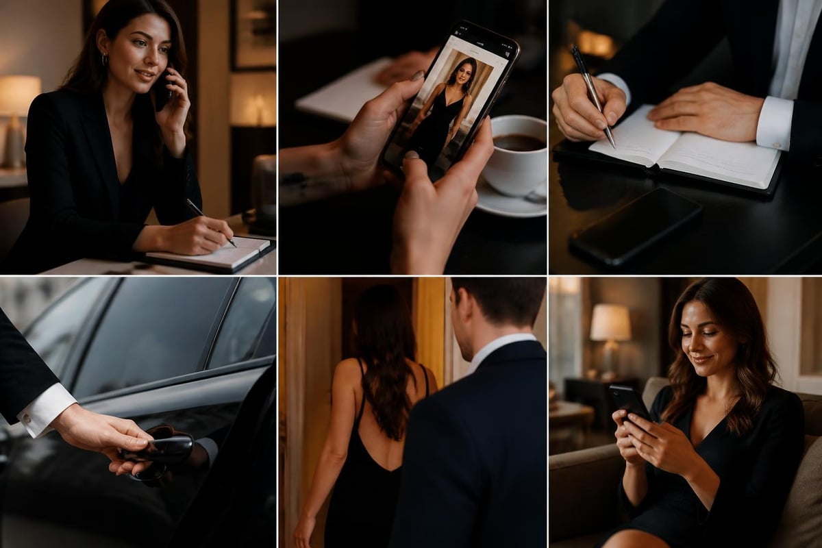 Professional booking process