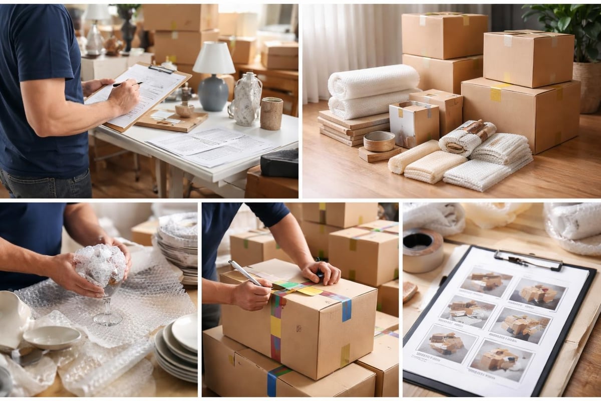 Professional packing process
