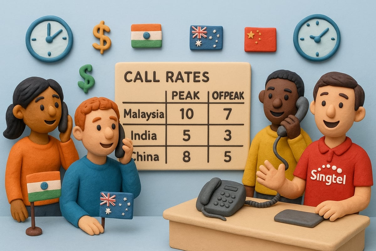 Singtel International Call Rates & Charges Explained