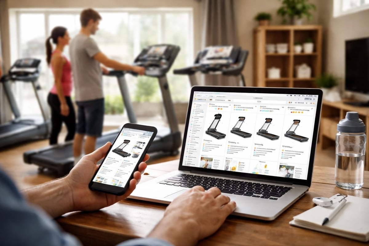 Online fitness equipment shopping trends