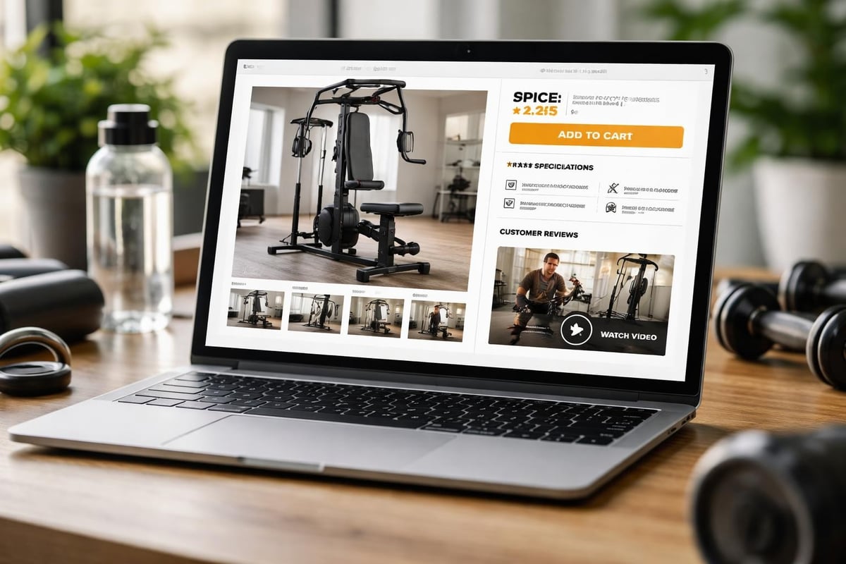 Product page optimization