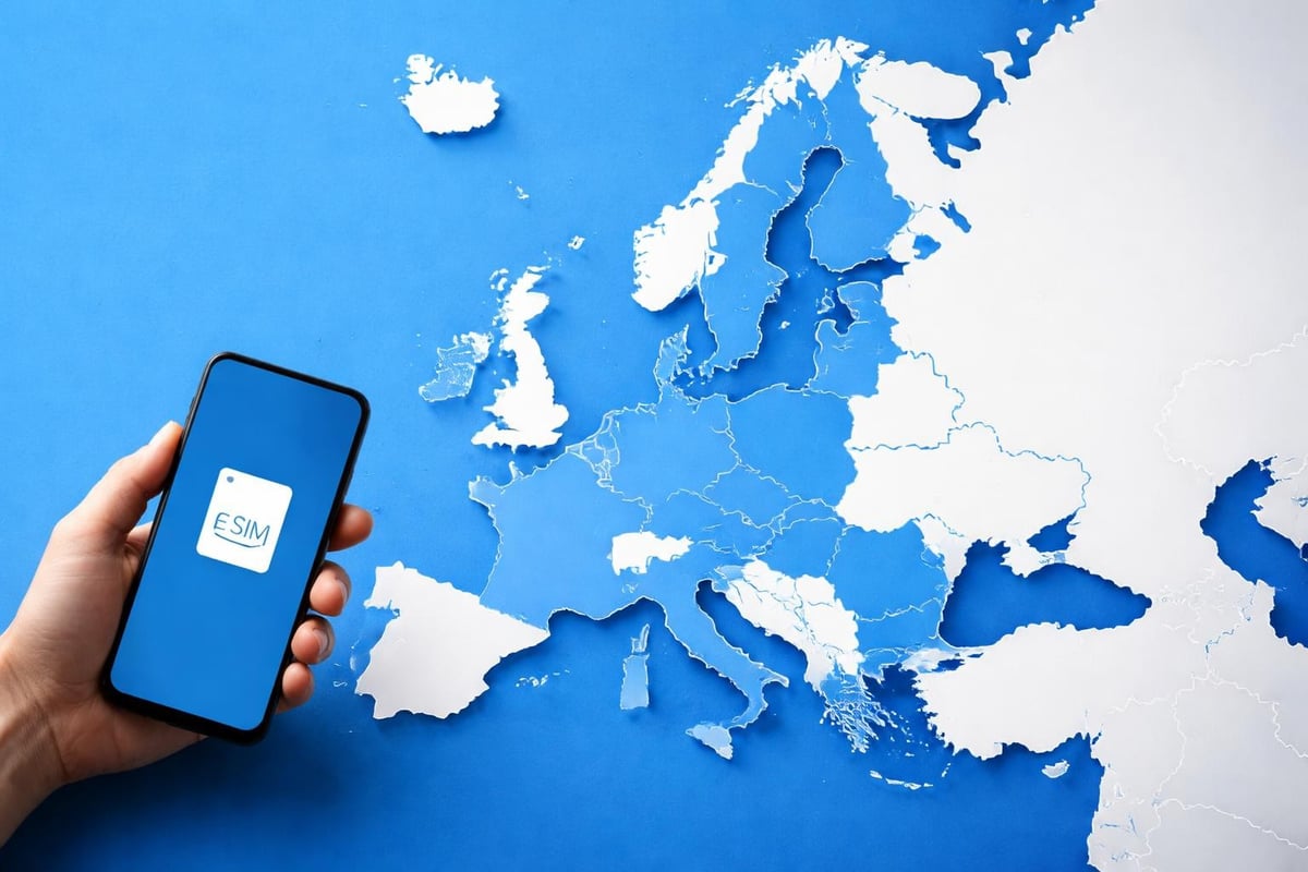 Europe eSIM countries coverage