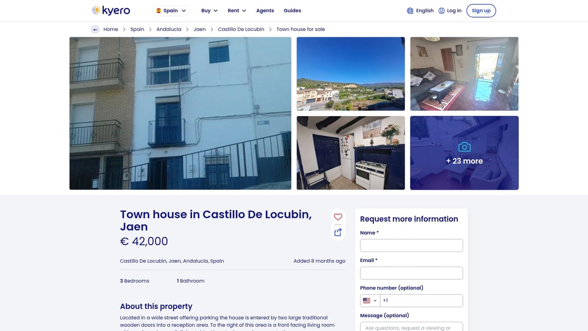 7 Top Spain Property For Sale Opportunities In 2026 - Renovation Opportunity: Town House in Castillo De Locubin, Jaén