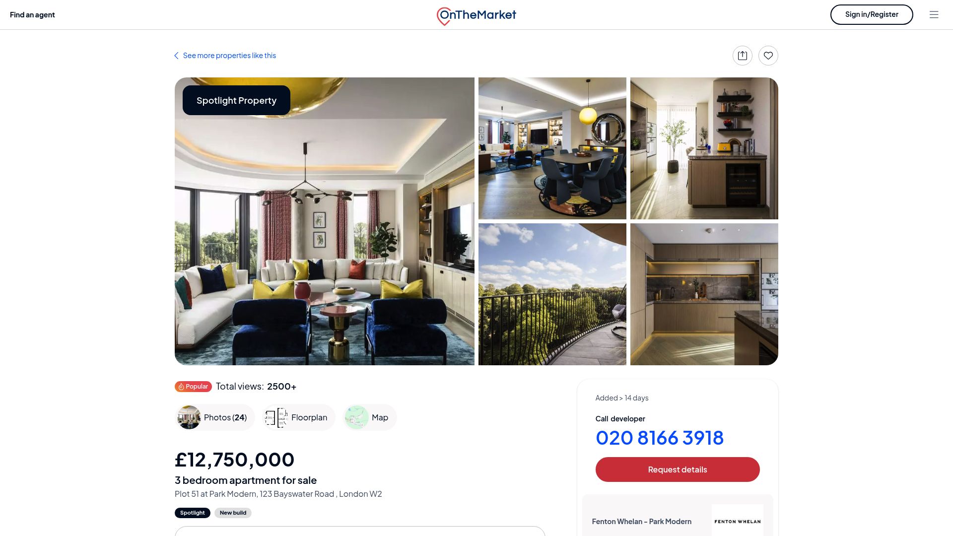 7 Best London New Apartments to Buy in 2025 - Park Modern, Bayswater