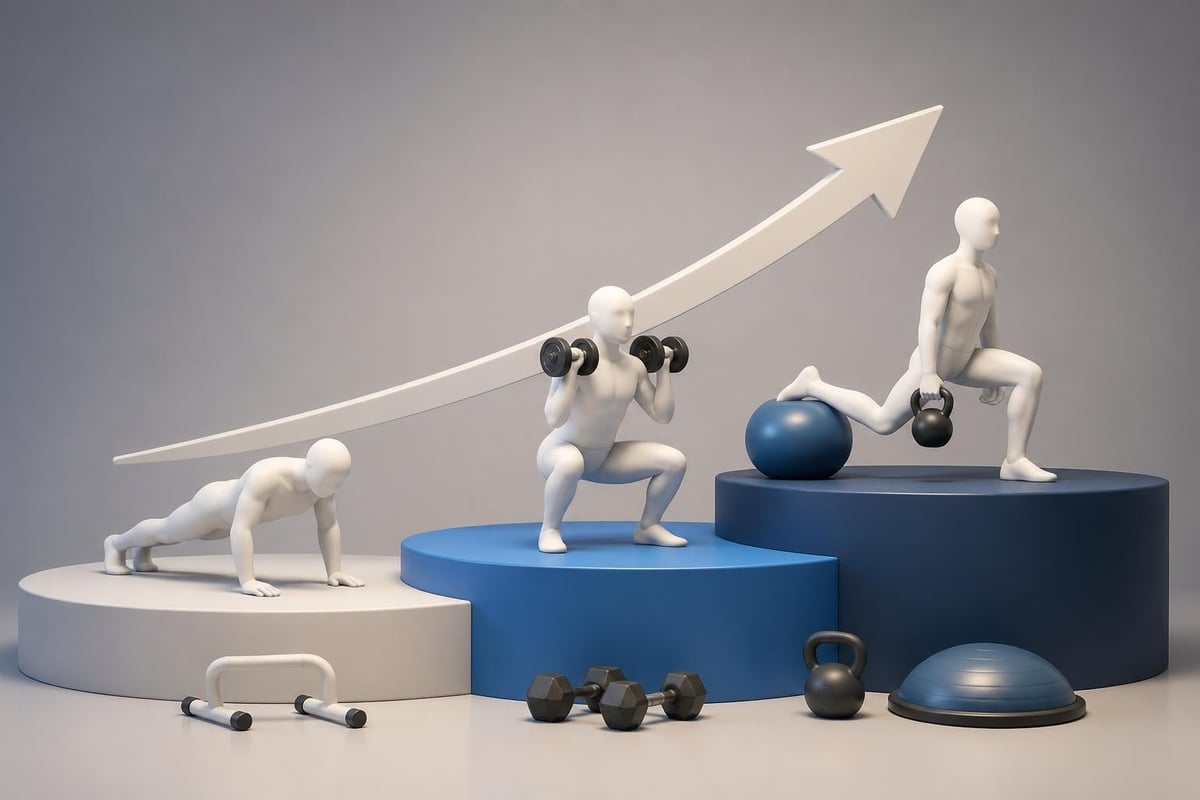 Training progression timeline