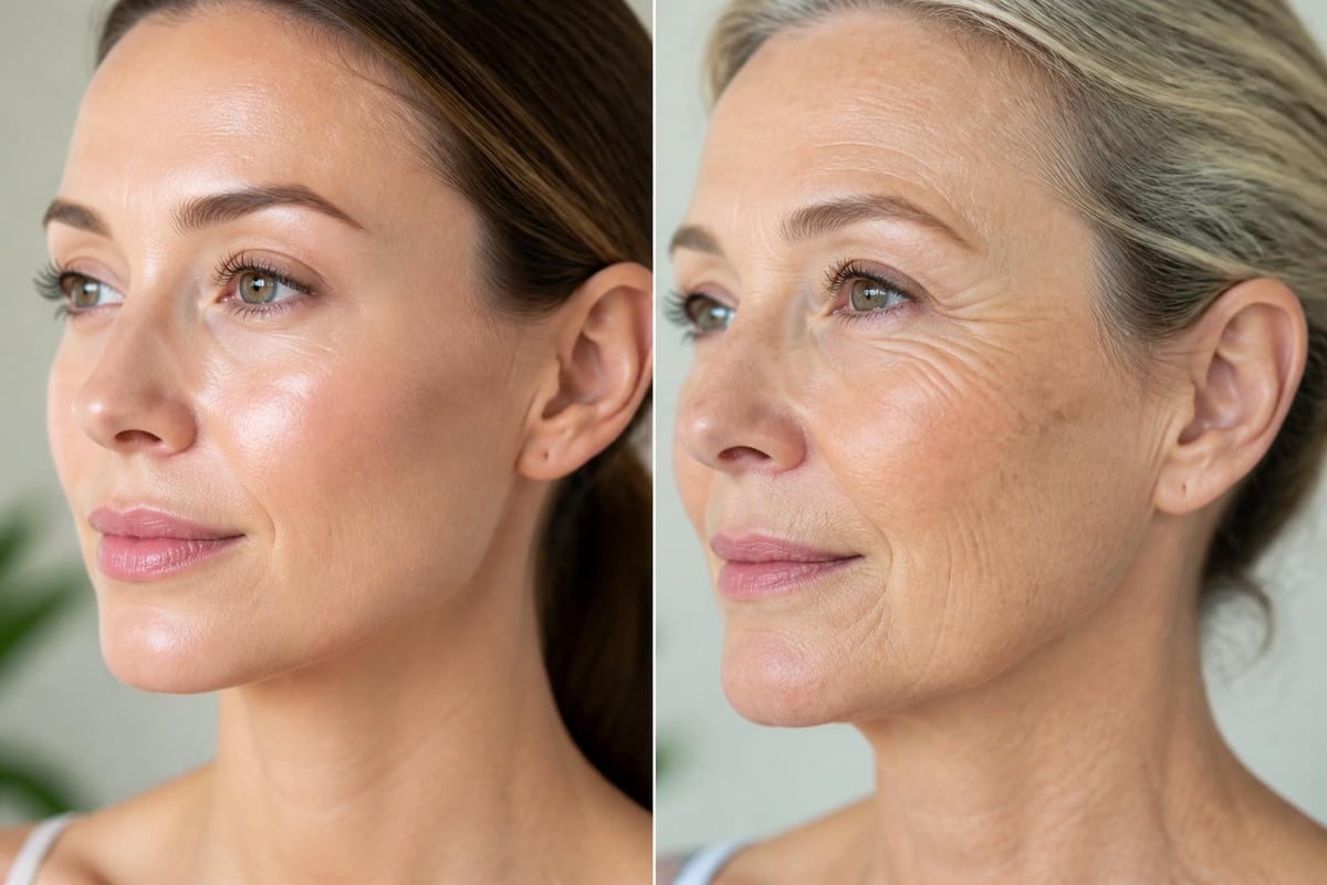 Mature skin cellular changes