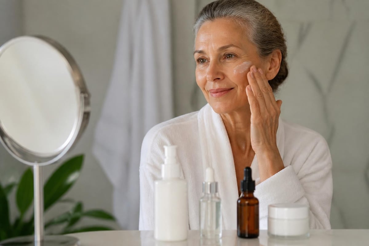 Skincare layering routine