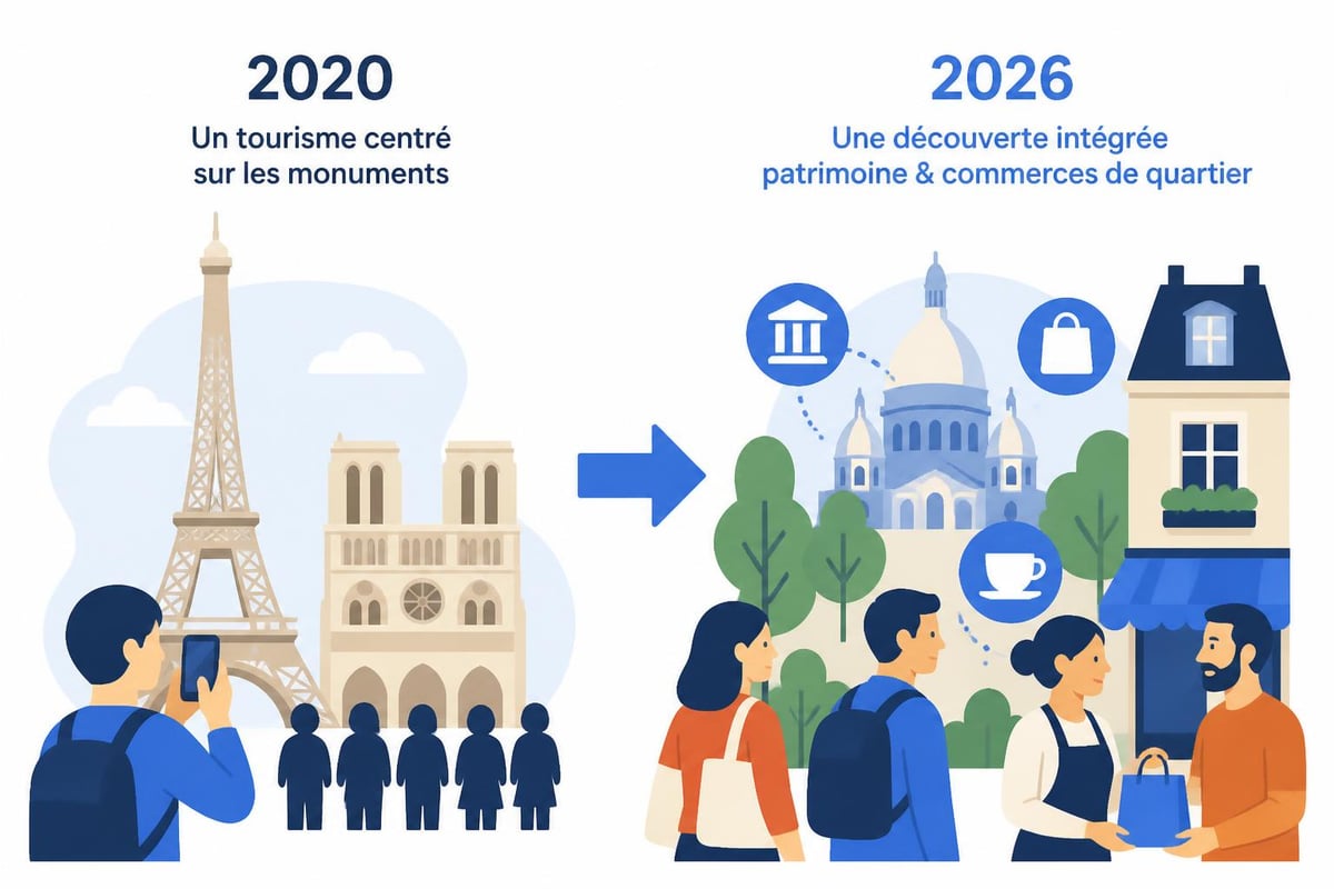 Evolution du tourisme parisien