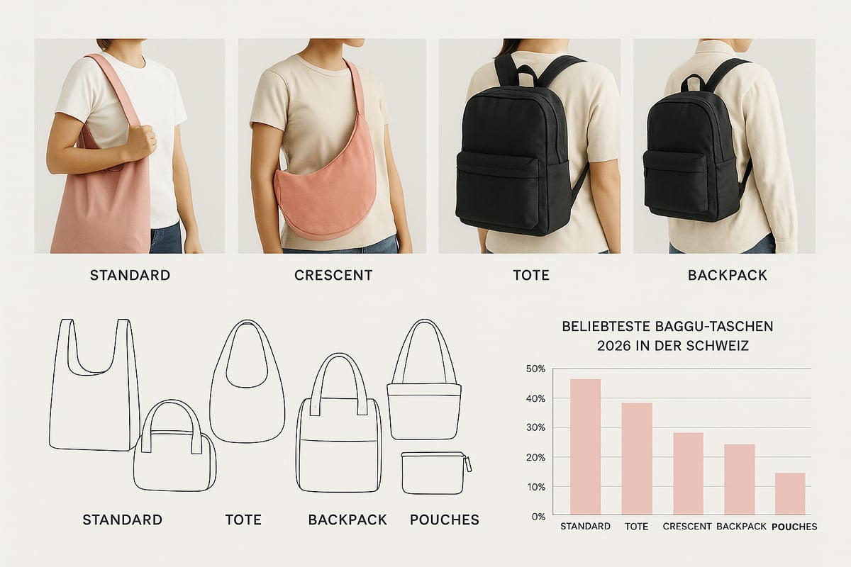 The most popular Baggu models in Switzerland in 2026