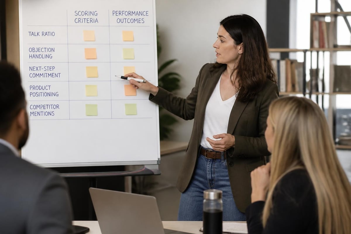 Call scoring evaluation framework