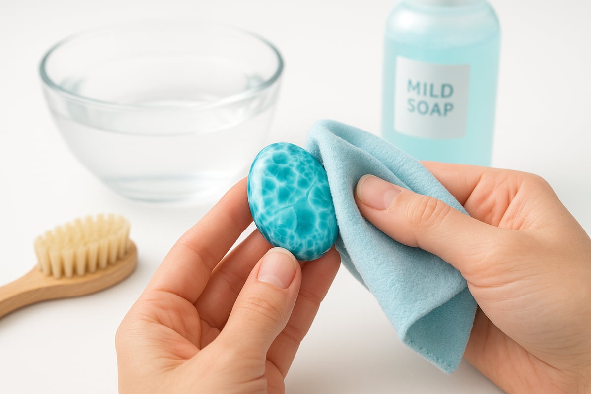 Cleaning and Handling Larimar Safely