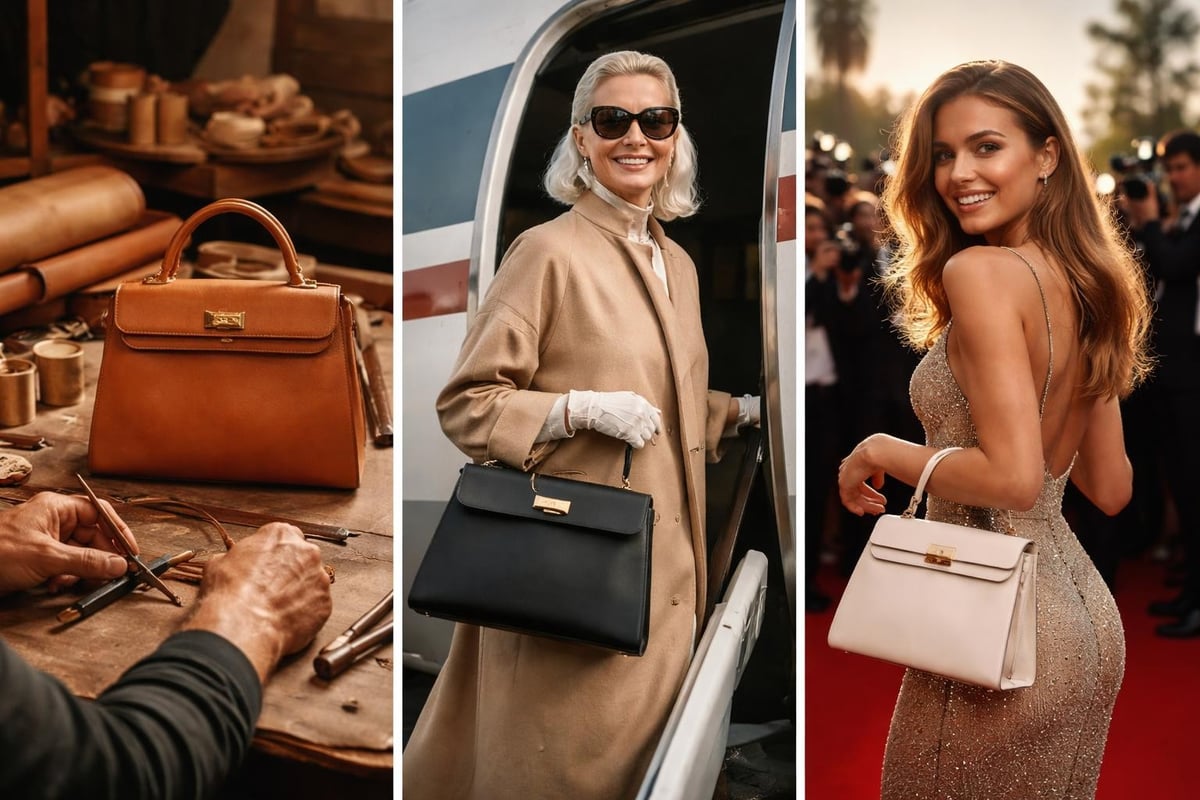 Kelly bag transformation from equestrian to fashion icon