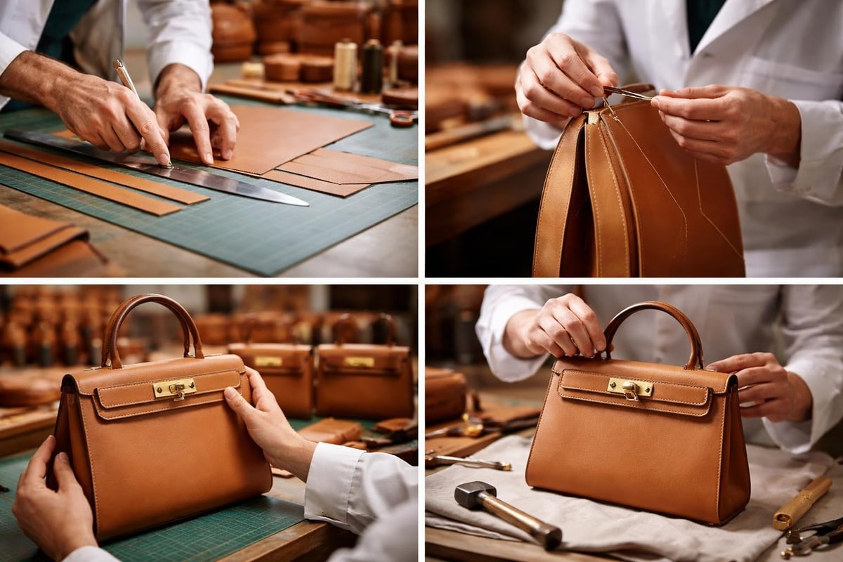 Kelly bag leather craftsmanship process