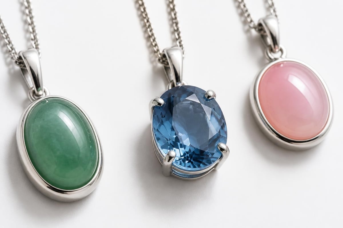 Pendant stone cutting styles
