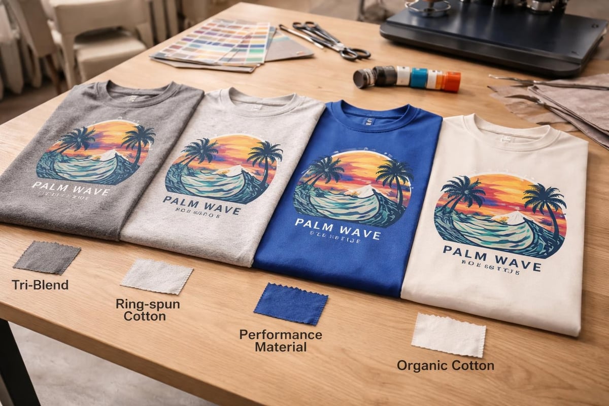 Specialty t shirt fabric comparison