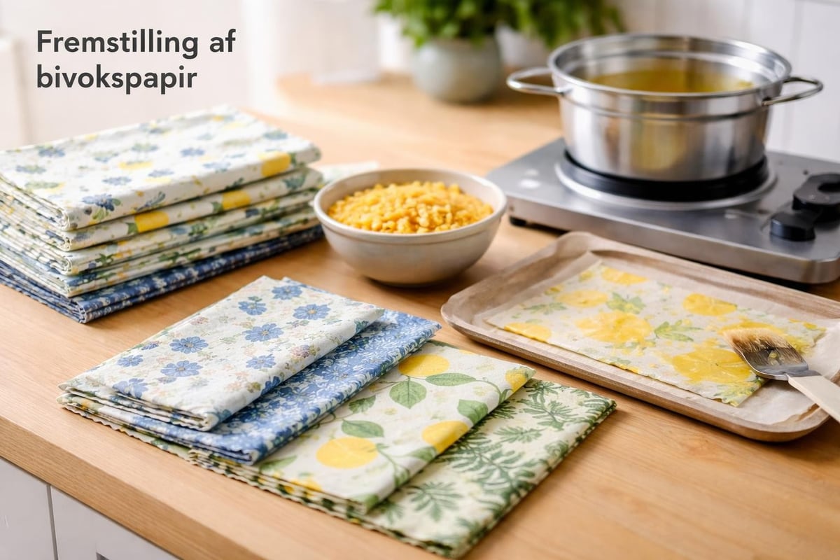 Beeswax food wrap production process