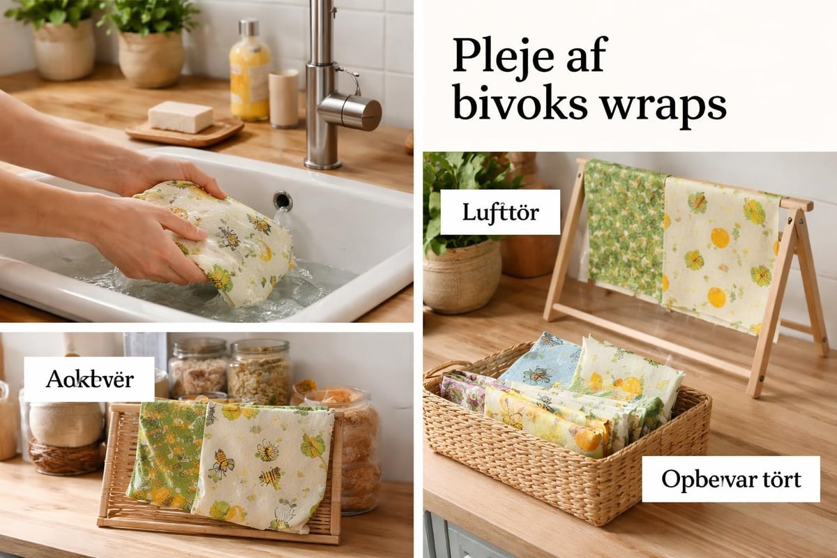 Proper care for beeswax wraps
