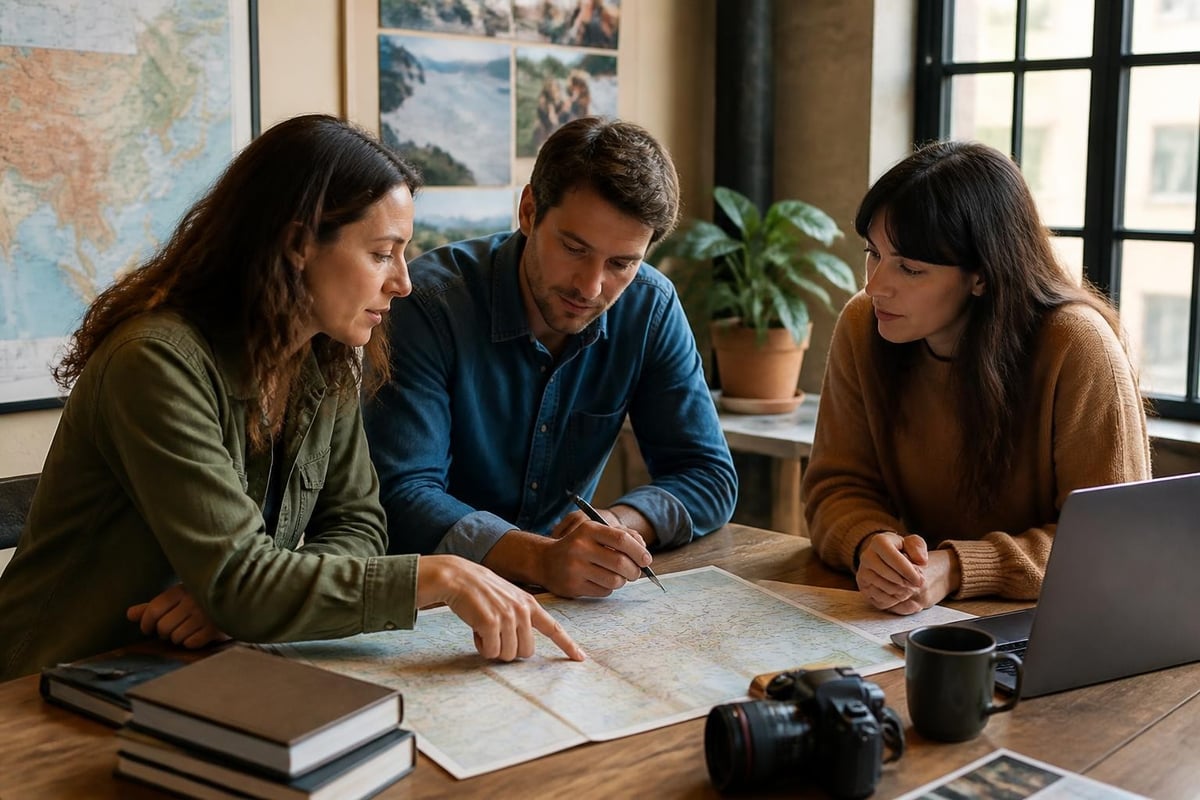 Small-group destination planning
