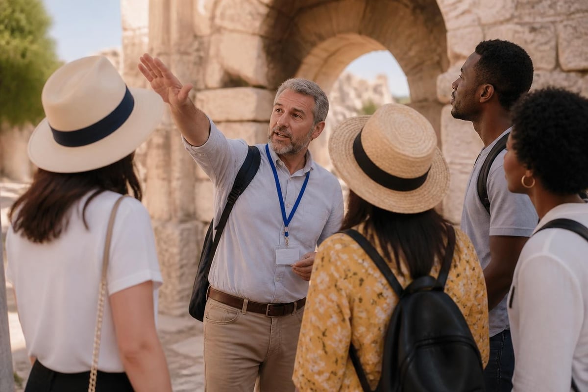 Tour guide expertise components