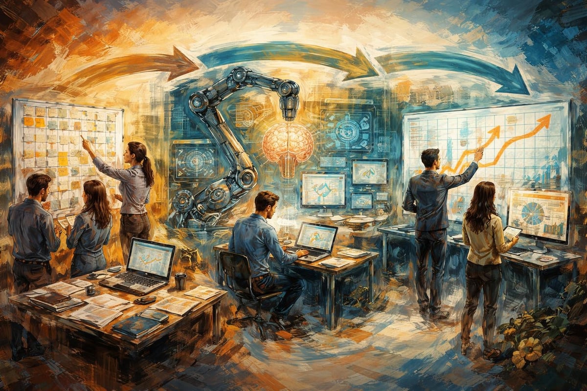 Business process automation workflow