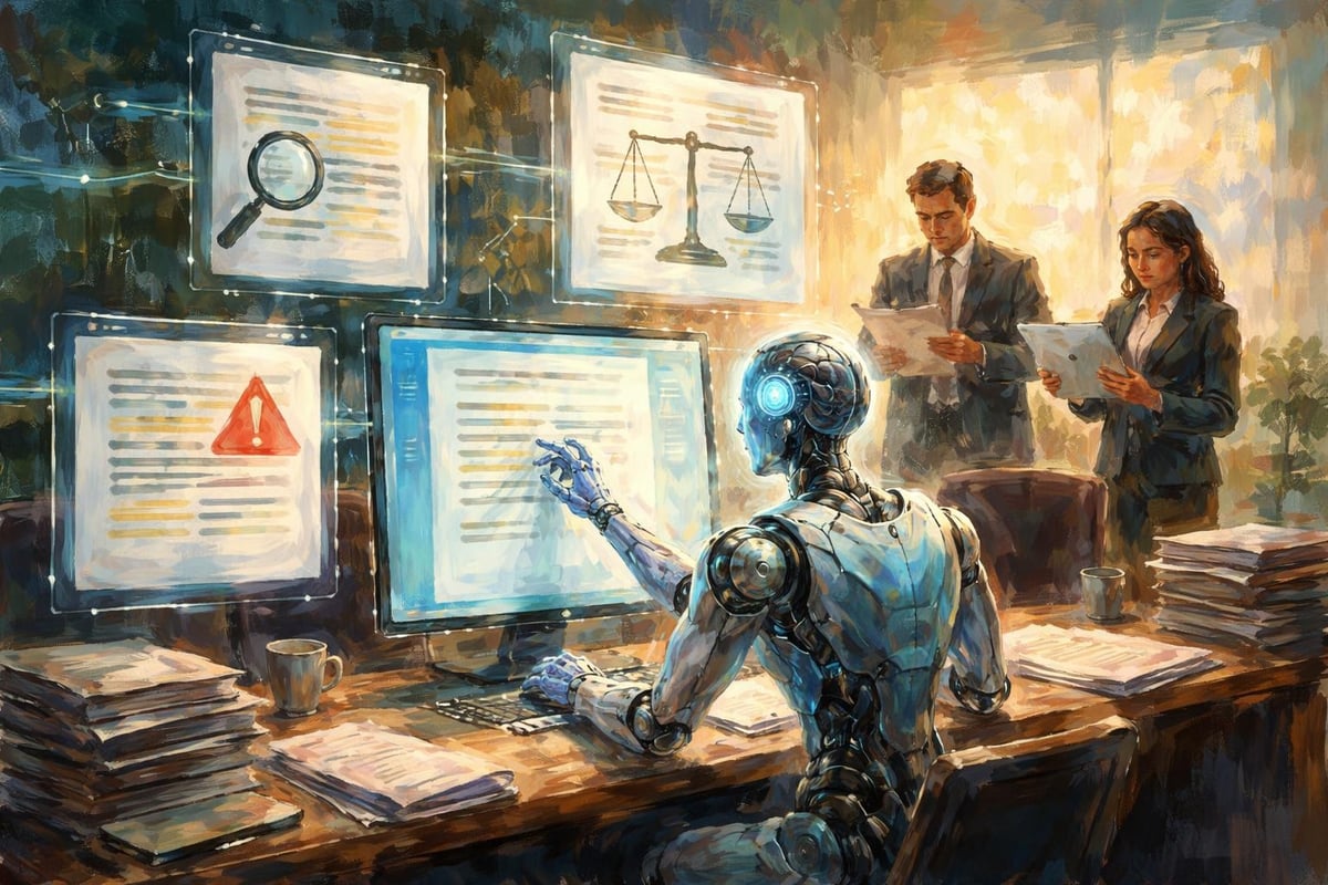 AI document analysis workflow