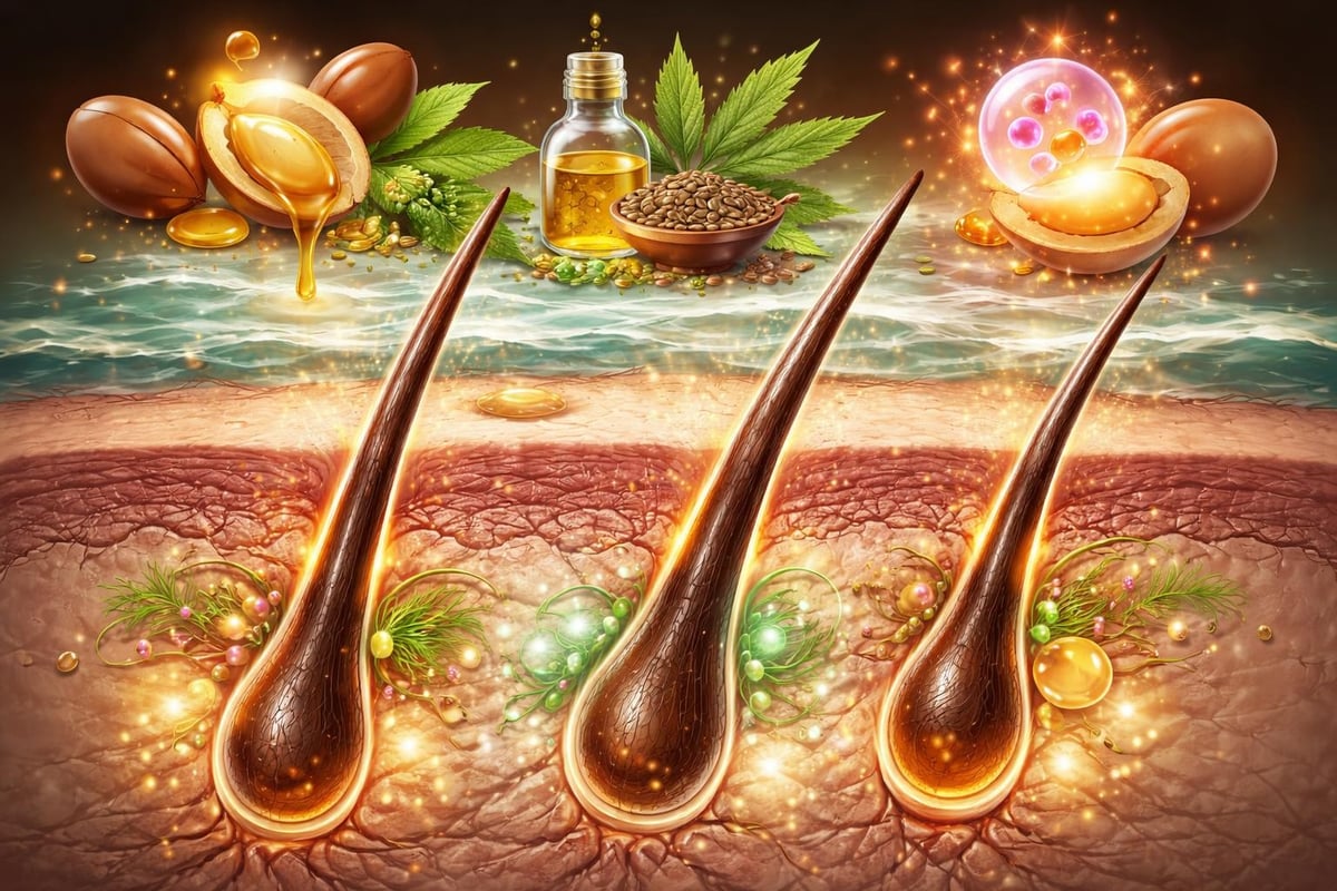 Natural beard serum ingredients