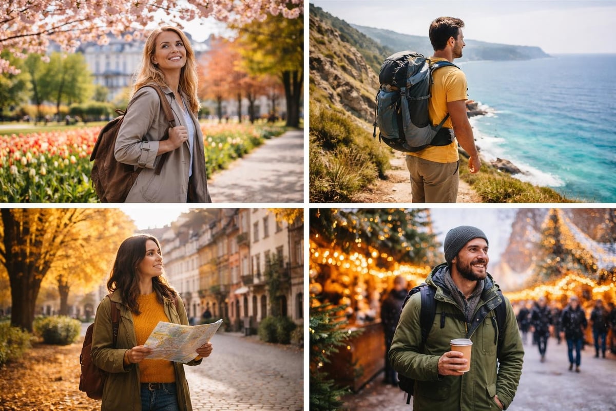 Seasonal walking tour variations