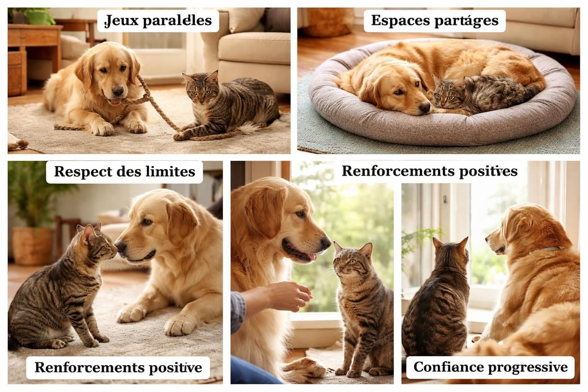 Pawtounes - Le Chat et le Chien : Guide Complet de Cohabitation - Cohabitation réussie