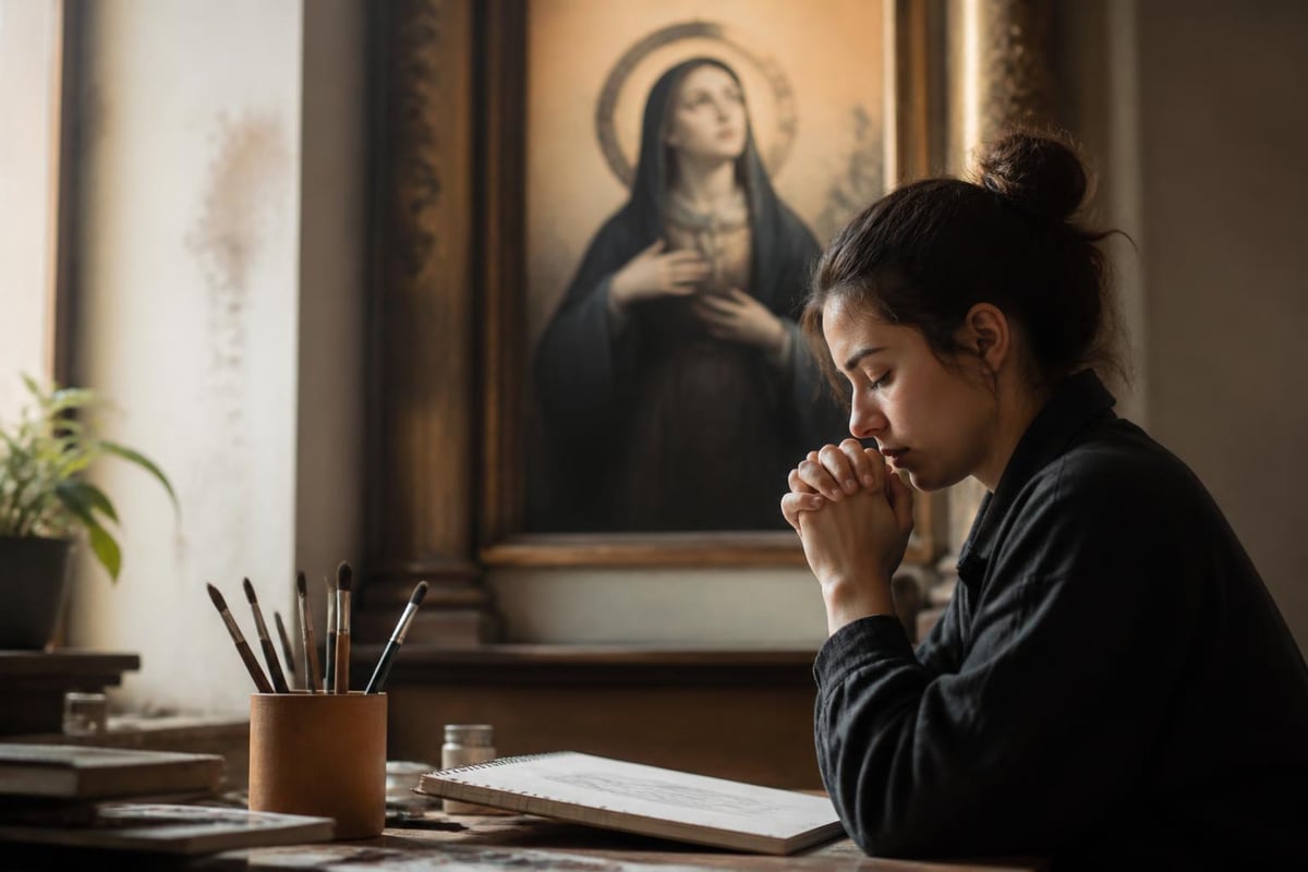 Catherine's patronage and intercession for artists