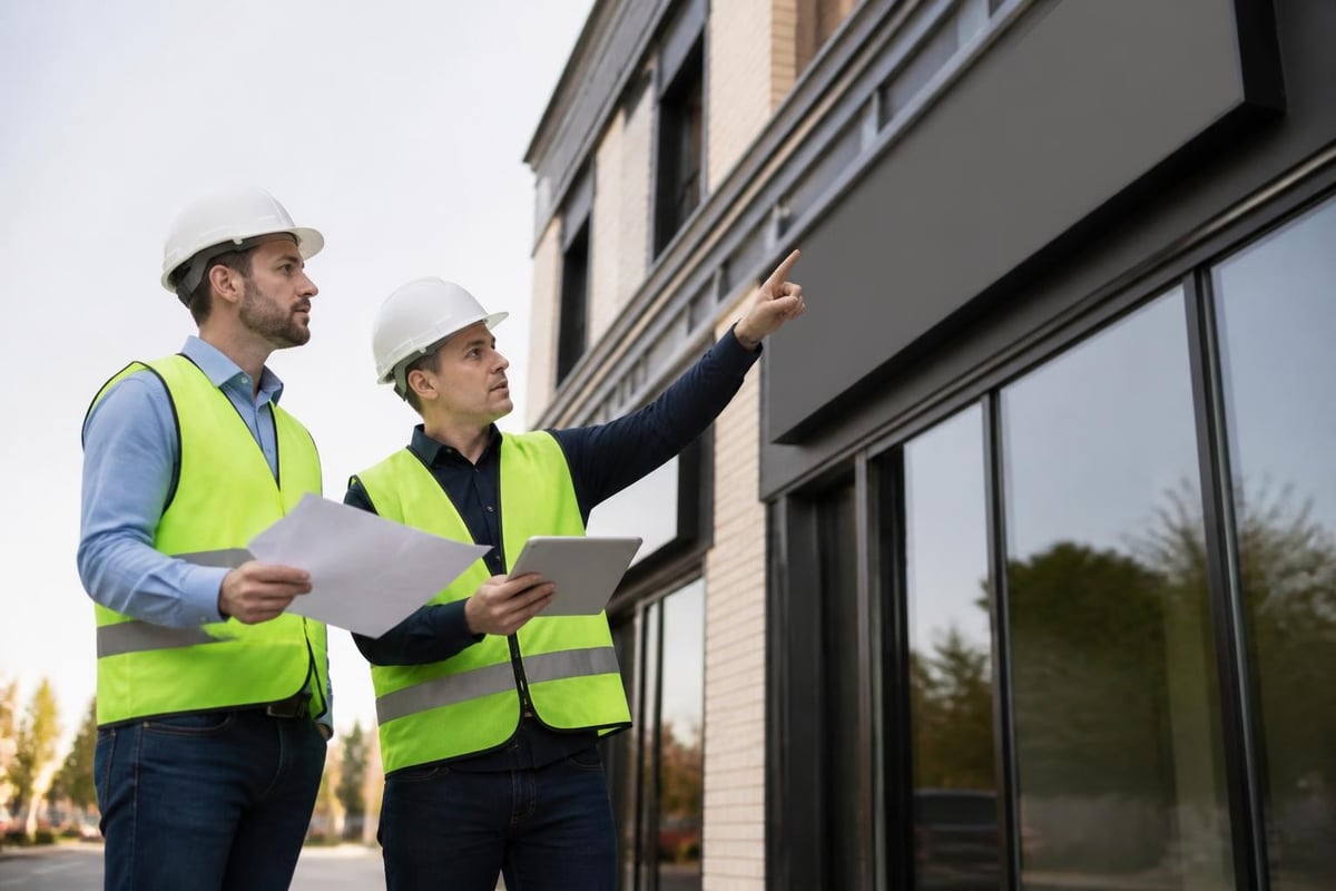 LED signage installation planning
