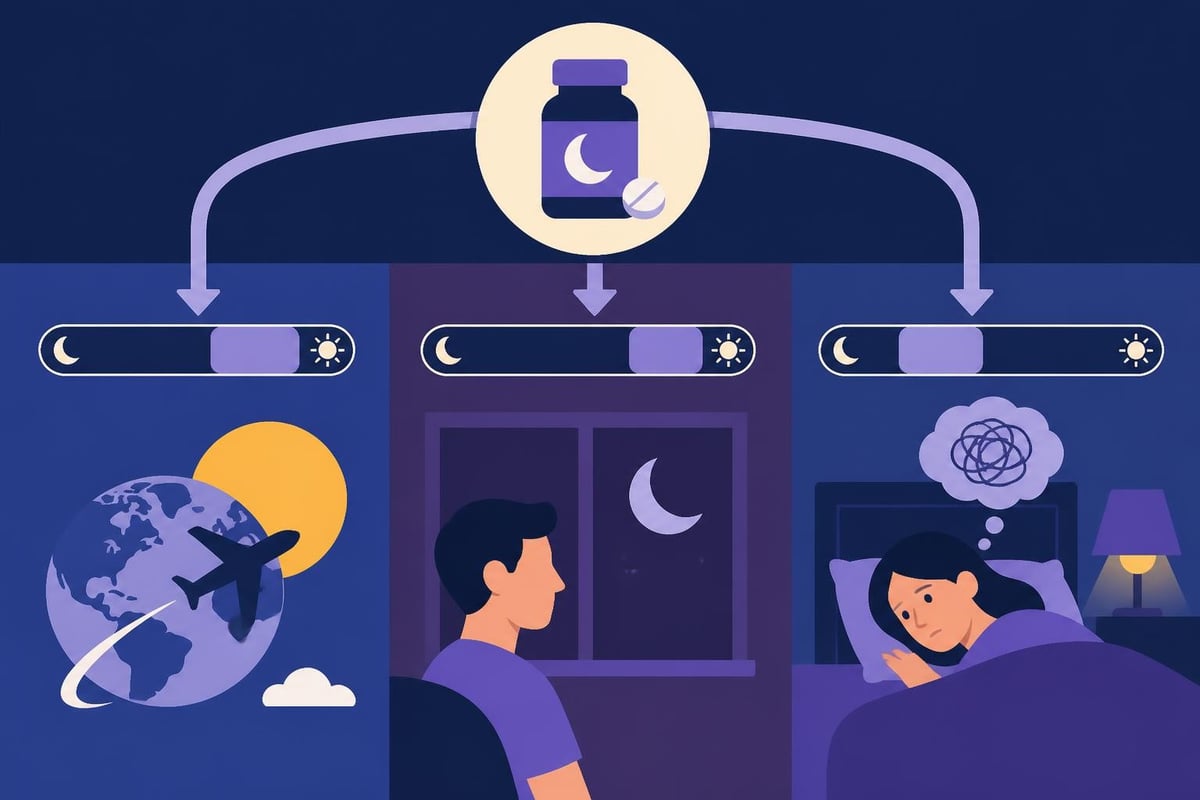 Melatonin dosing timeline
