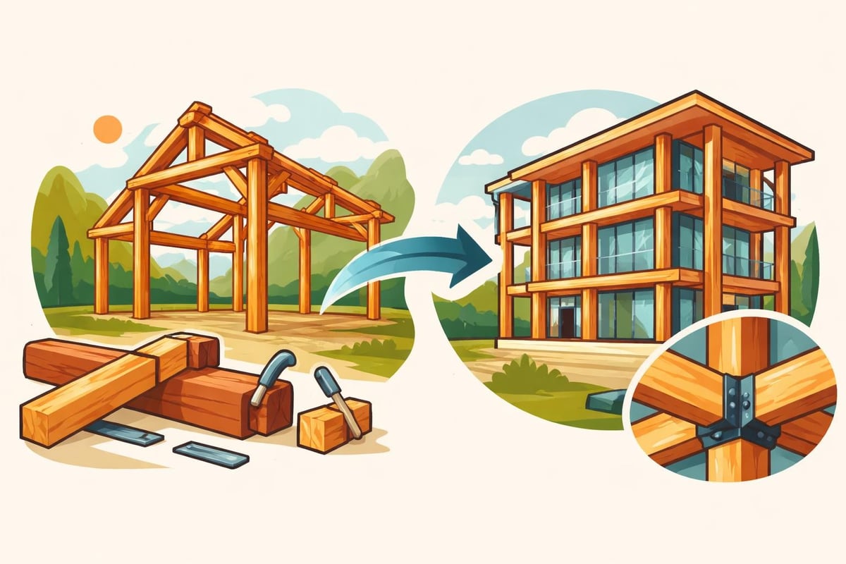 Timber frame evolution