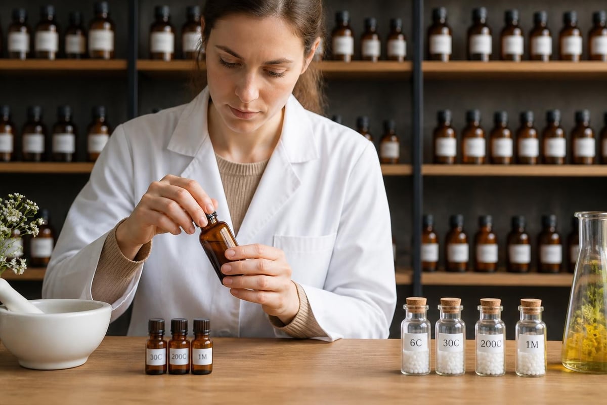 Homeopathic potency system