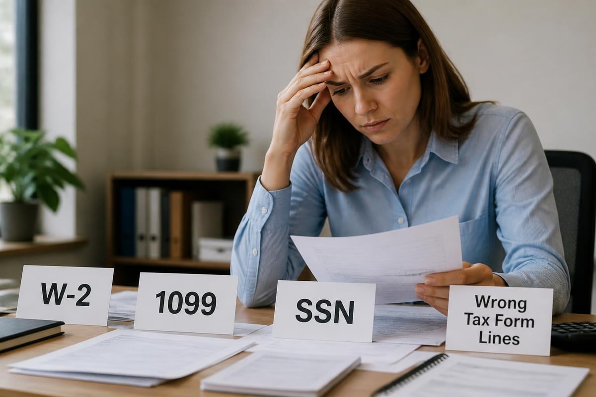 Income reporting discrepancy types