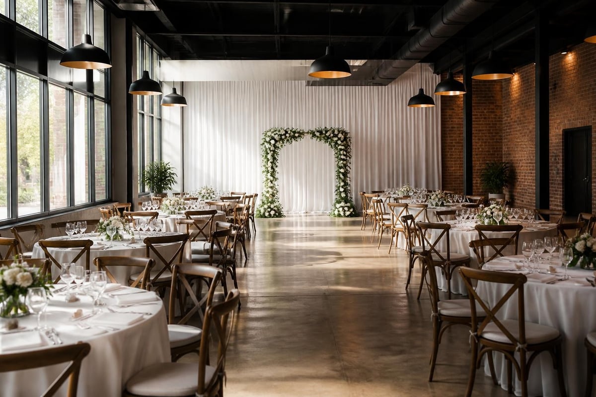 Wedding backdrop planning elements
