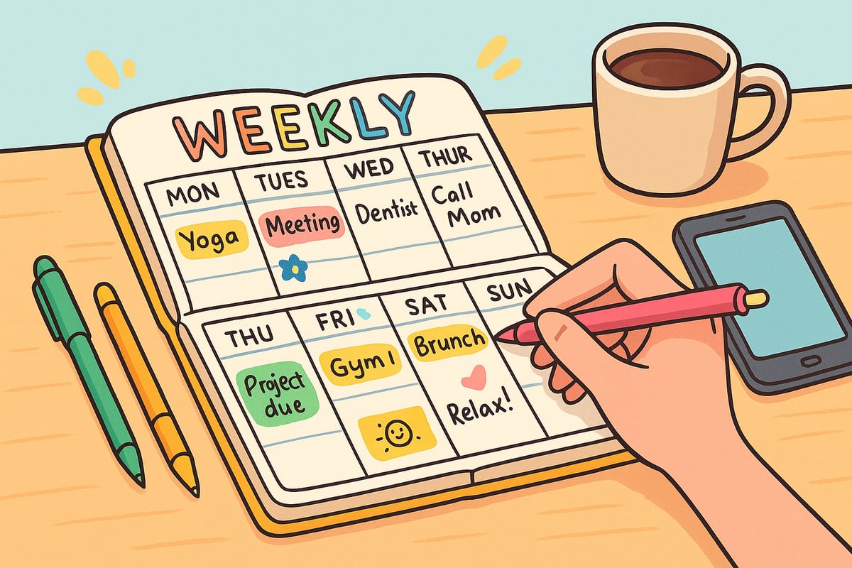 Praktische tips voor het effectief gebruiken van je weken agenda