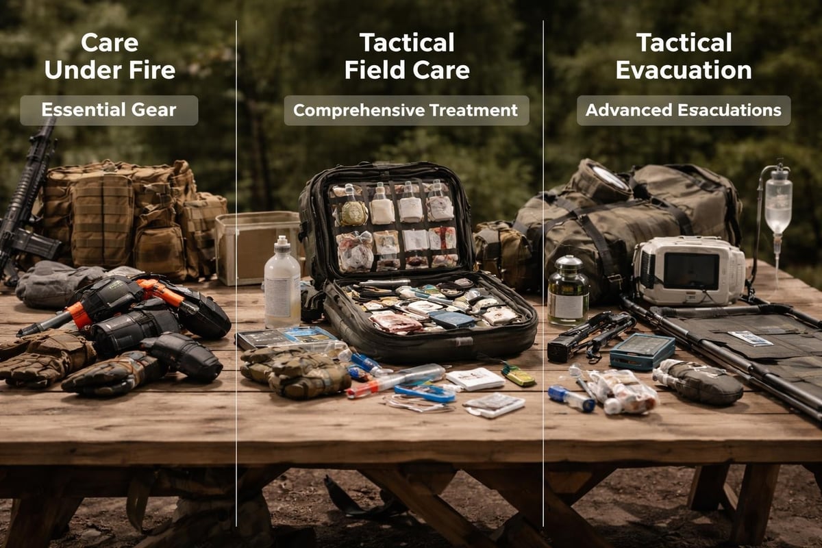 TCCC three-phase care model