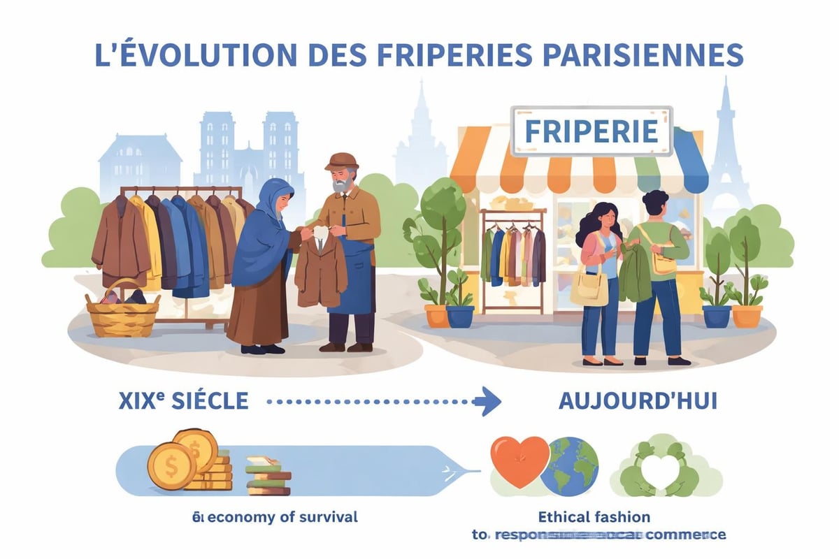 Évolution historique des friperies