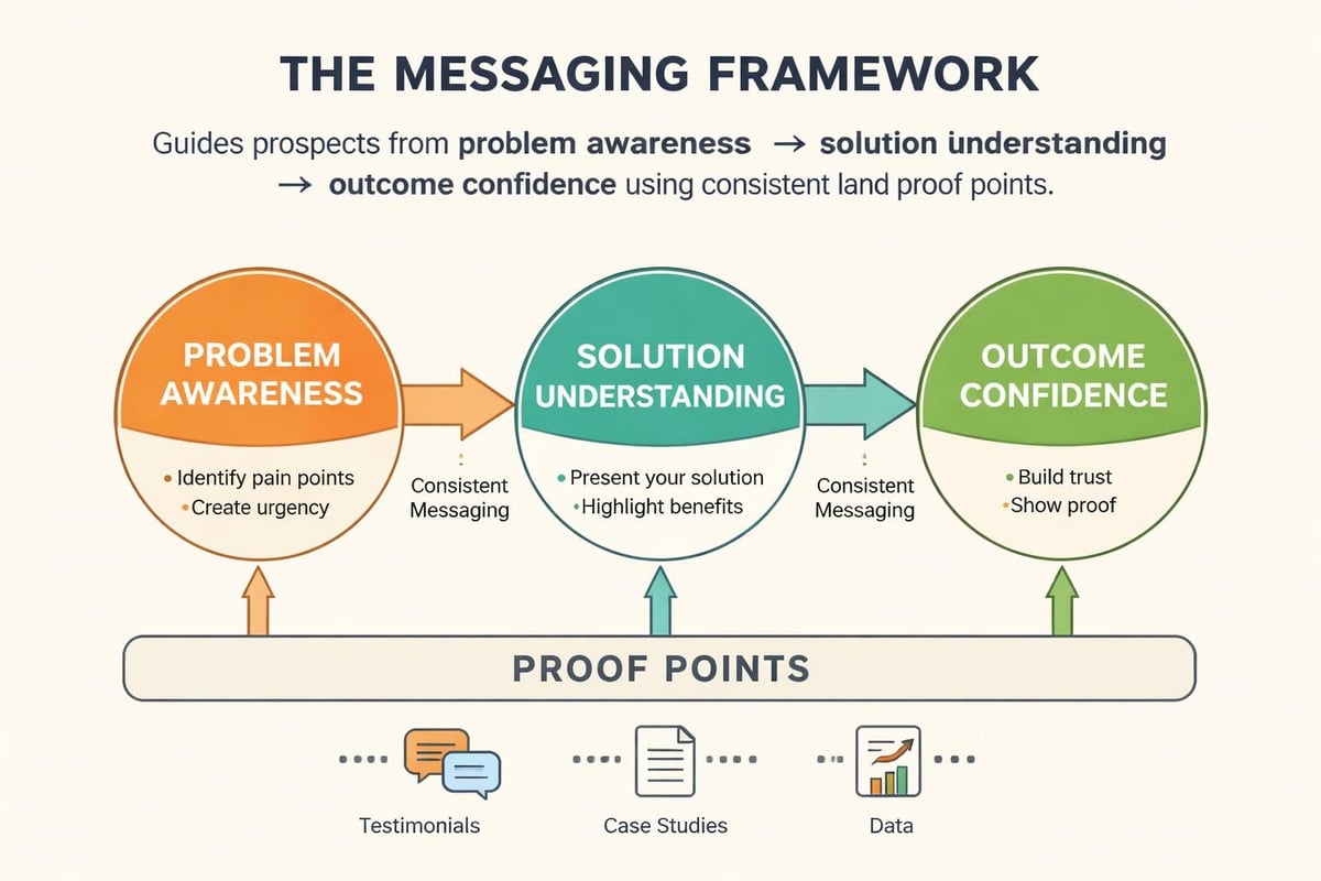 Solutions marketing messaging structure