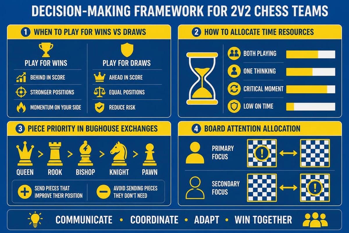 Strategic decision tree 2v2 chess