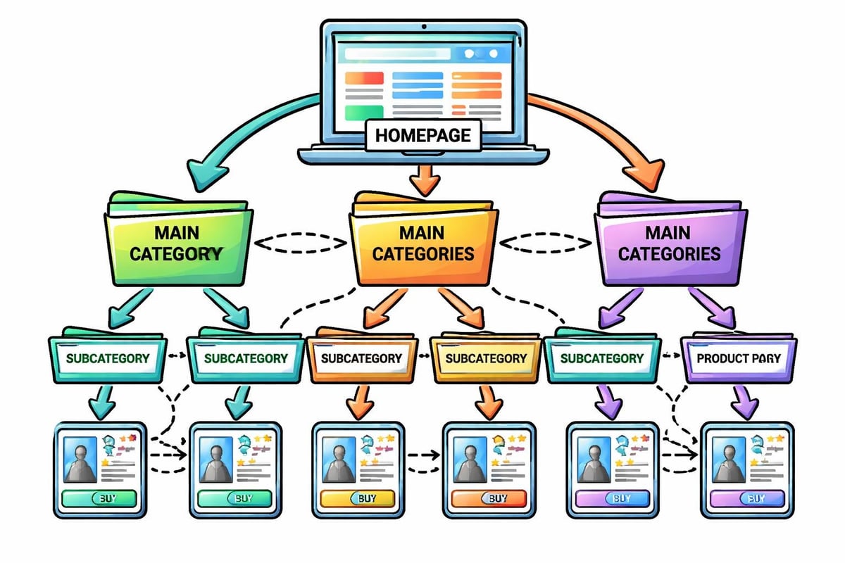 Ecommerce site architecture hierarchy